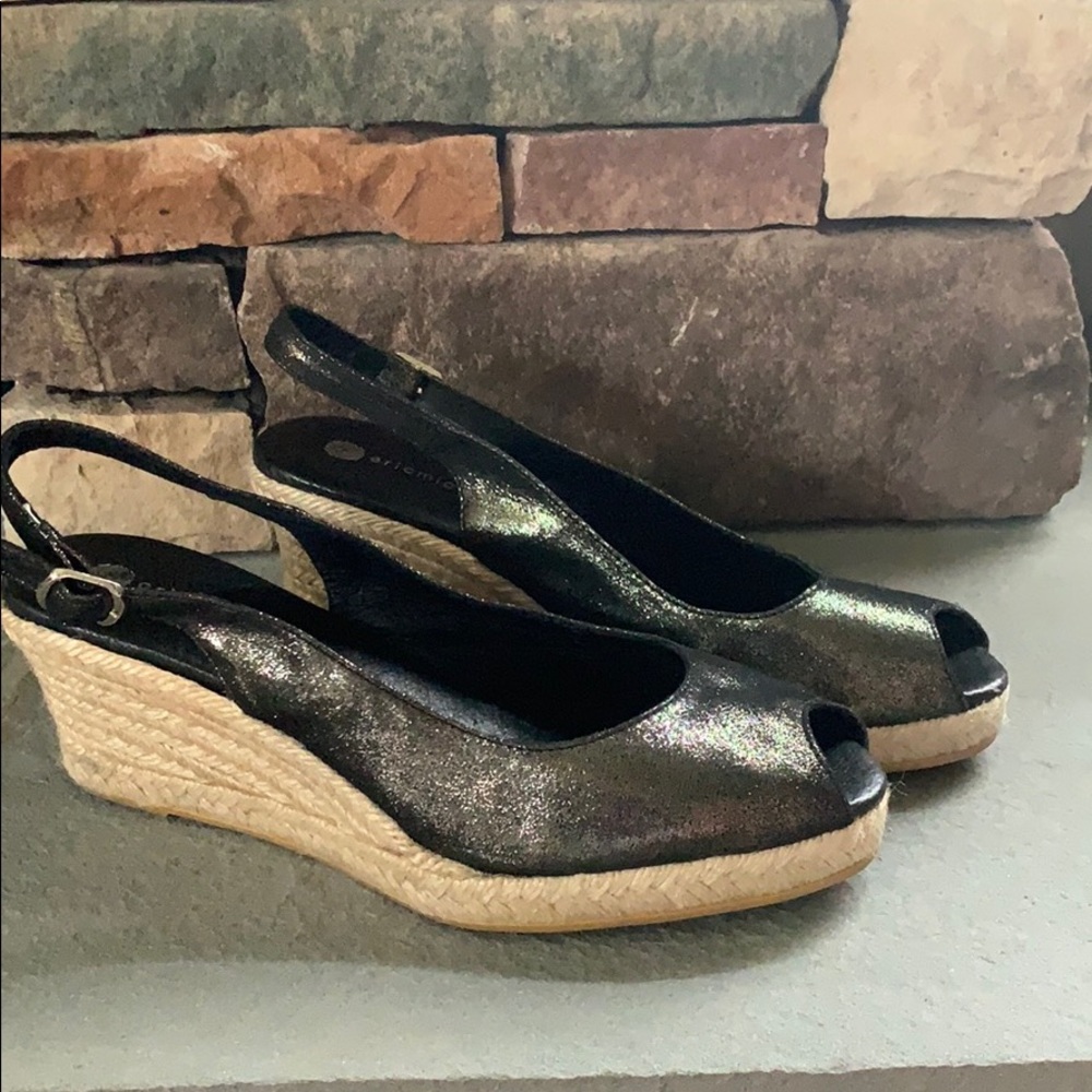 Eric Michael platform sandals size 38.5 - Picture 4 of 10